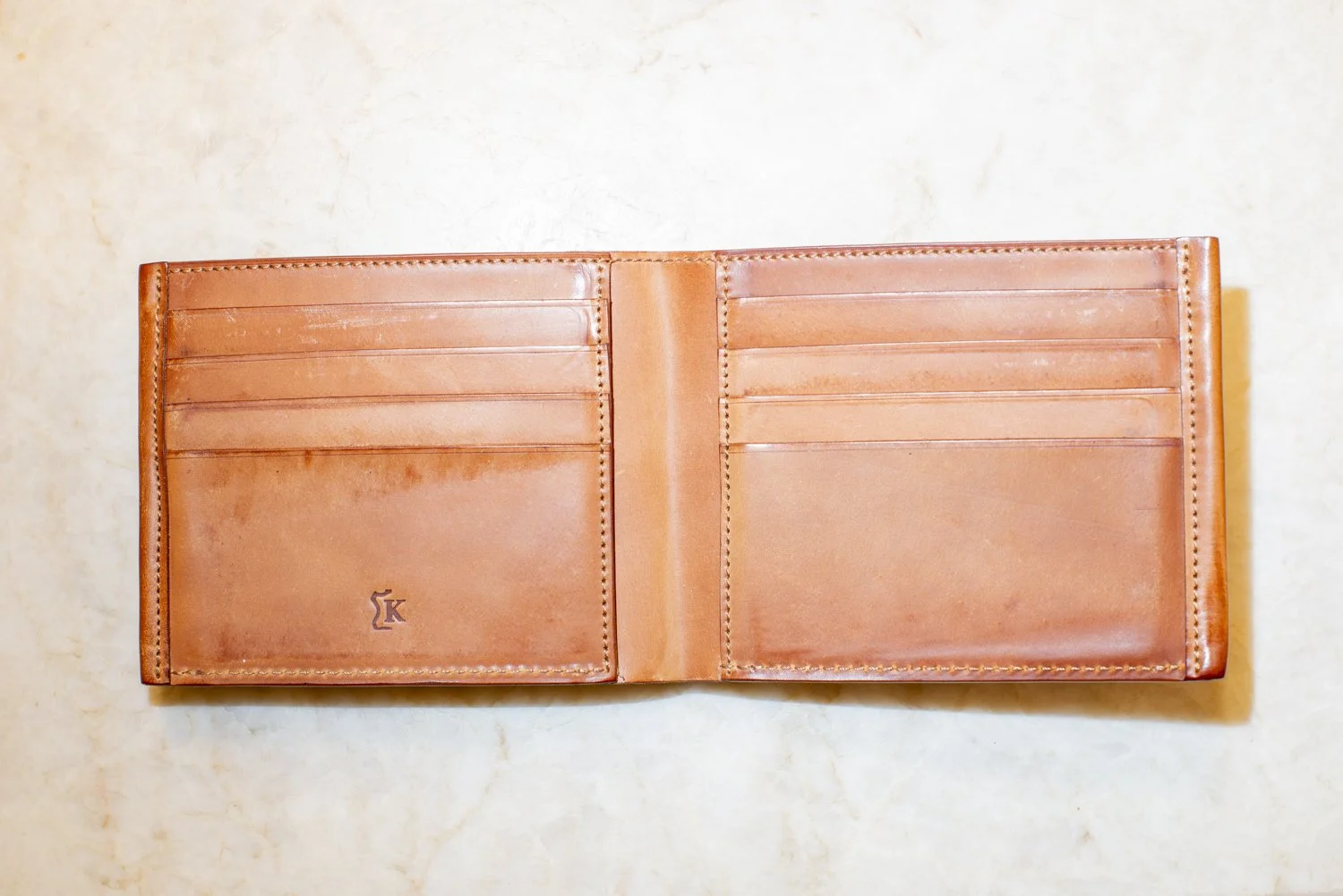PATINA - 4-4 Wallet - Natural Shell Cordovan — GENUINE HORWEEN